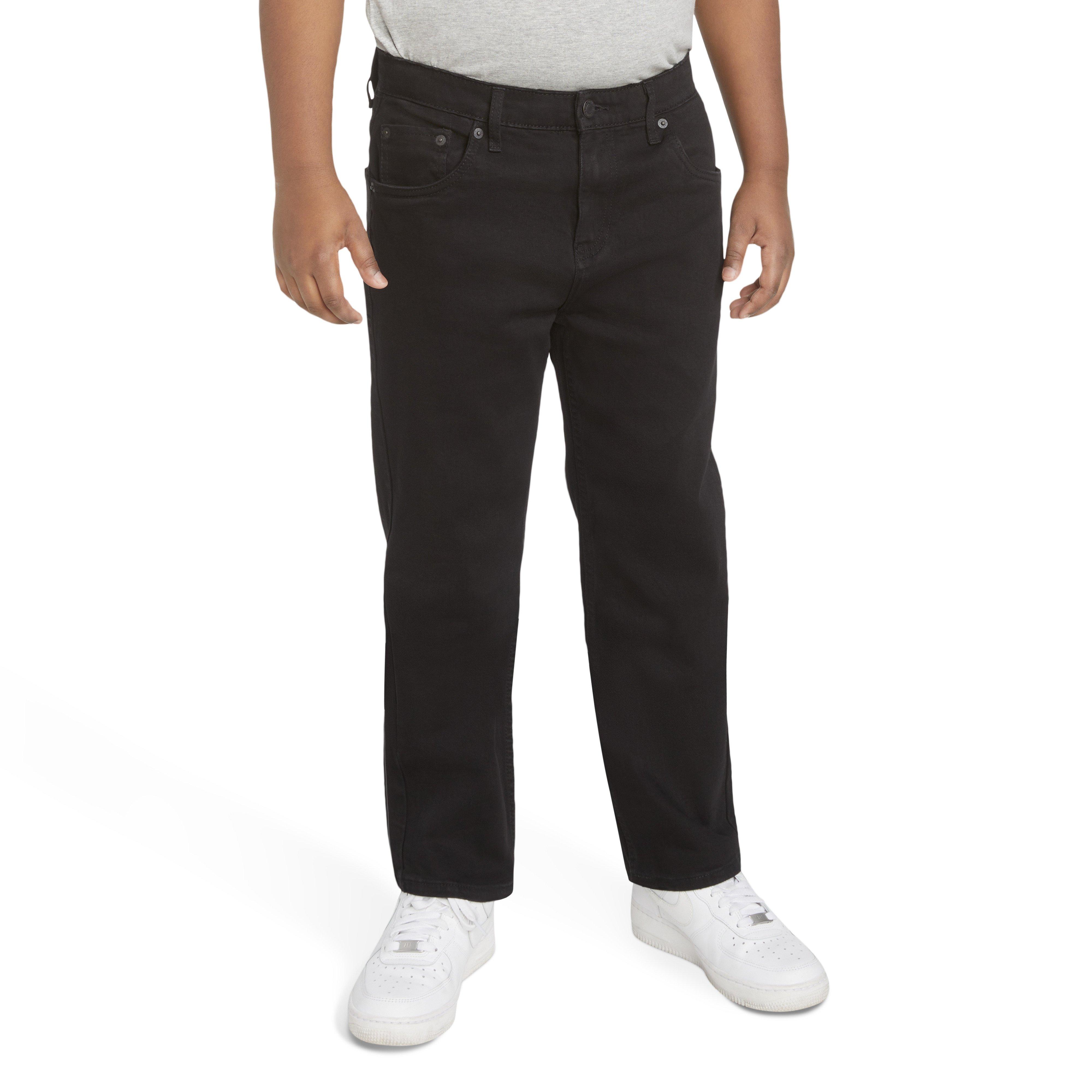 Levi's Big Boys' 511 Eco-Soft Performance Slim Fit Black Wash Denim Straight Jeans - BLACK